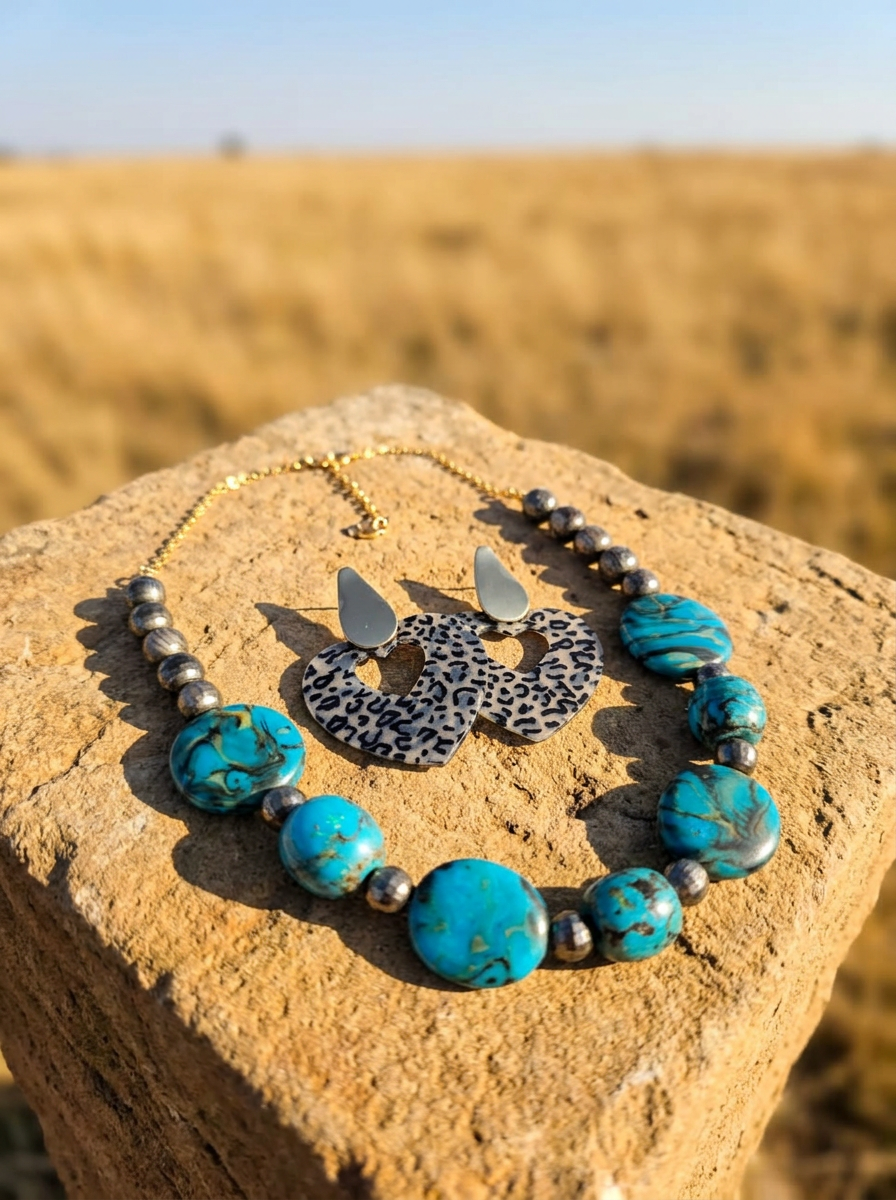Conjunto Turquesa Savana