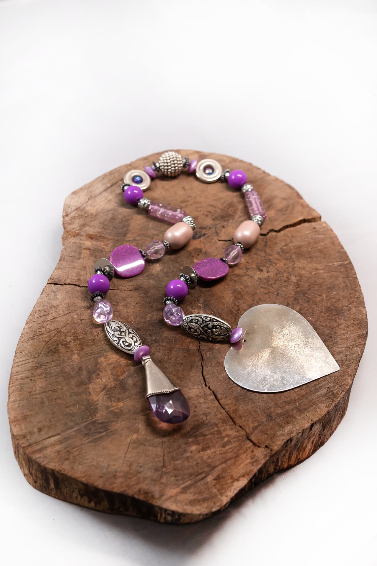 Colar Flor de Violeta