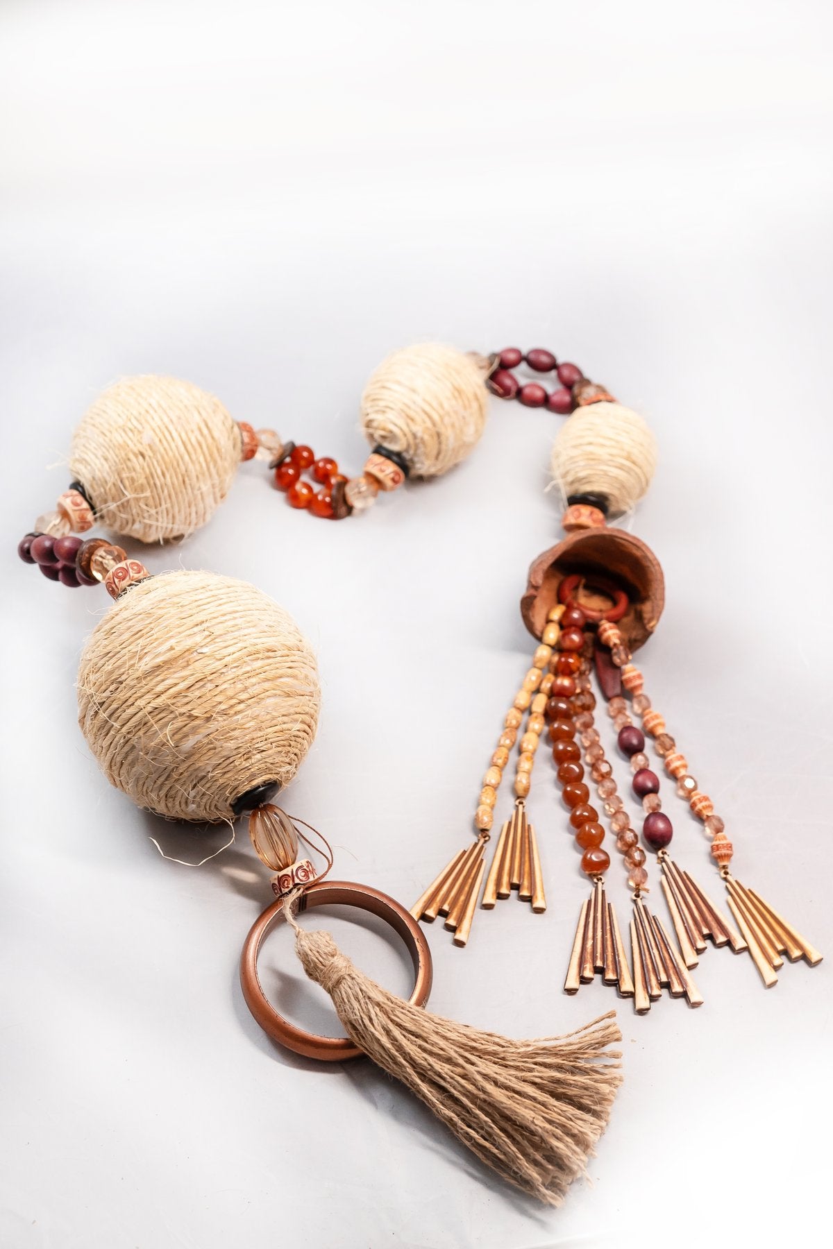 Maxi Colar Sisal Real